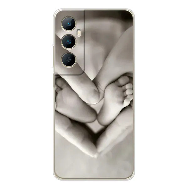 Чехол с рисунком «Любящие руки» для Realme C66 Чехол с рисунком «Любящие руки» для Realme C66