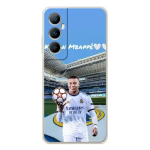 Чехол (TPU) с Футболистом на Realme C66 (Mbappe Real)