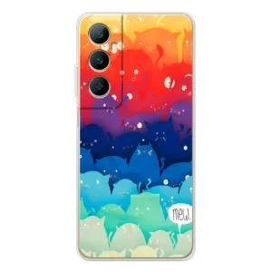 Силиконовый чехол с котиком для Realme C66 (Mew)