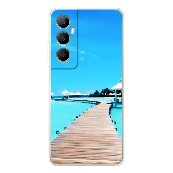 Чехол с рисунком «Набережная» для Realme C66 Чехол с рисунком «Набережная» для Realme C66