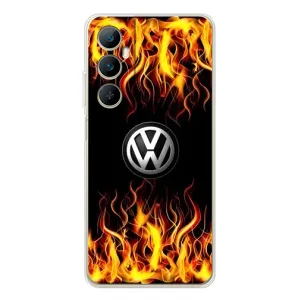 Чохол "Фольксваген" для Realme C66 (Вогняний Лого)