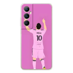 Чехлы Лео Месси в Майами на Realme C66 (Празднование Месси)
