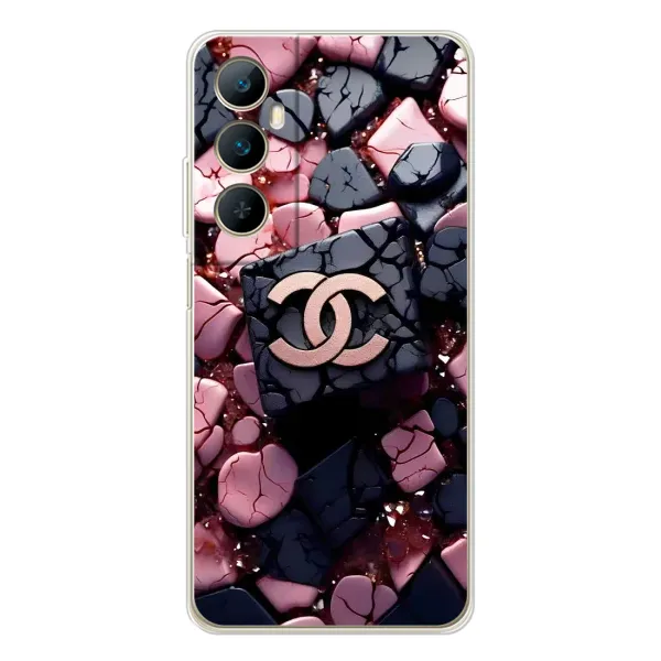 Чехол с рисунком «Шанель» для Realme C66