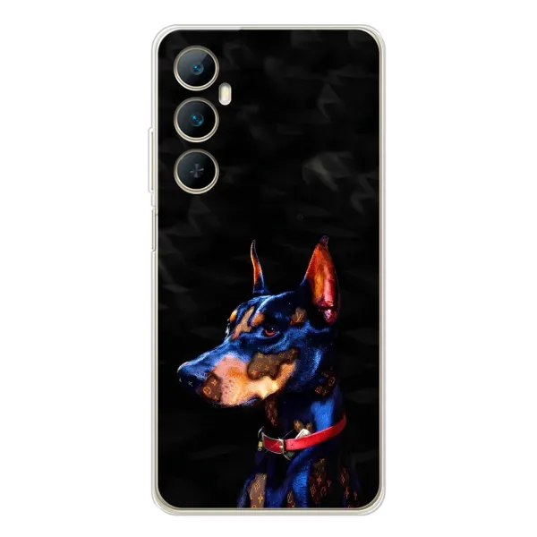 Чехол с рисунком «Собака Мопс» для Realme C66 Чехол с рисунком «Собака Мопс» для Realme C66