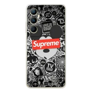 Чехол с Брендами одежды на Реалми С66 (Supreme Маус)