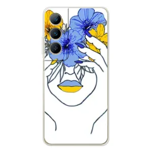 Чехол на Realme C66 Украинский дизайн (Украинка на всю голову)