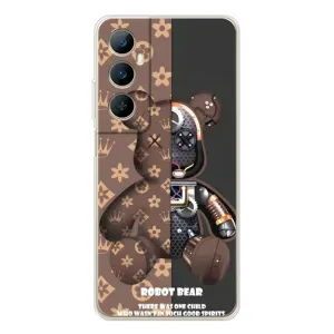 Силиконовый чехол для Realme C66 (Медмедь Луи Виттон)