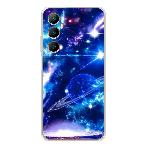 Чехол с рисунком «Яркий космос» для Realme C66