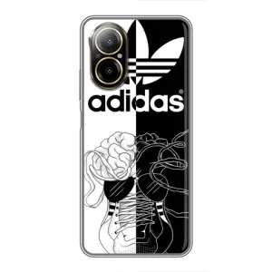 Чехол в стиле "Адидас" для Реалми с67 (Adidas шнурки)
