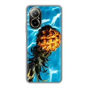 Чохол з зображенням смачної їжі для Realme C67 (Ананас)