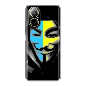 Чехол с Украинской символикой на Реалми с67 (Анонимус патриот)