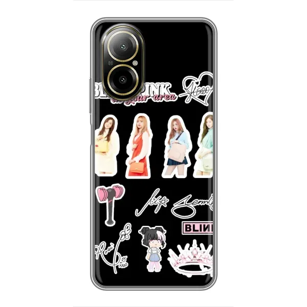 Чехол с рисунком «Арт блэкпинг» для Realme C67 Чехол с рисунком «Арт блэкпинг» для Realme C67