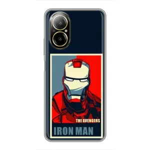 Чехол Супергерой Железный человек на Realme C67 (Art Iron man)
