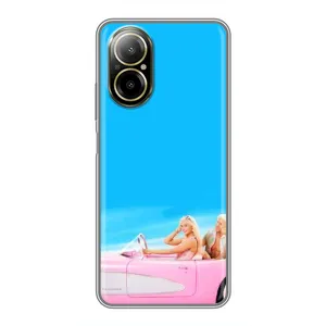 Силіконовый Чохол Барбі фільм на Realme C67 (Барбі і Кен)