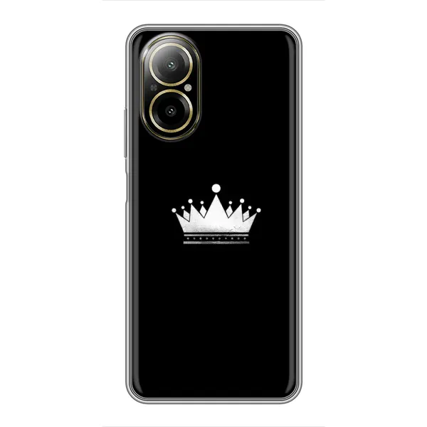 Чехол с рисунком «Белая корона» для Realme C67 Чехол с рисунком «Белая корона» для Realme C67