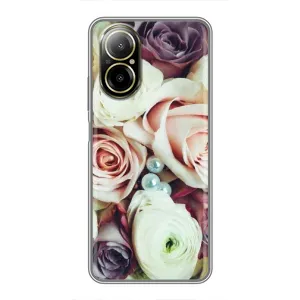 Чехлы с принтом Розочки для Realme C67 (Букет РОЗ)