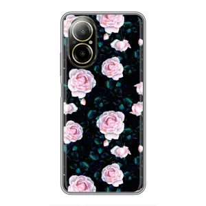 Чехлы с принтом Розочки для Realme C67 (Чайные розы)