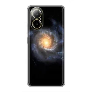 Чохли КОСМОС на Realme C67 (Чорна дира)