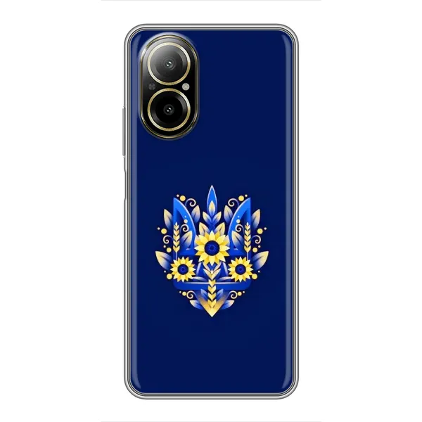 Чехол с рисунком «Цветущий Герб» для Realme C67