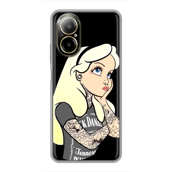 Чехол с рисунком «Девушка обиделась» для Realme C67 Чехол с рисунком «Девушка обиделась» для Realme C67