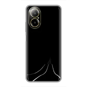 Чохол з картинками на чорному фоні для Realme C67 (Дорога)