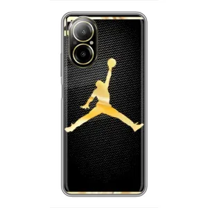 Силиконовый Чехол Nike Air Jordan на Реалми с67 (Джордан 23)