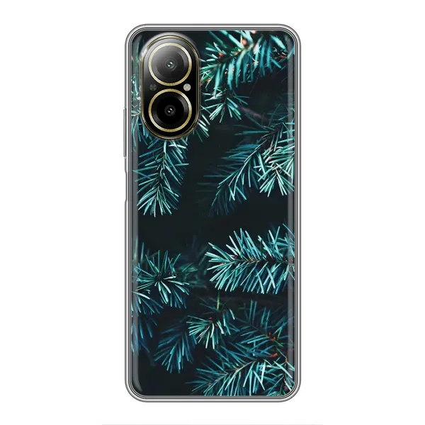 Чехол с рисунком «Ель» для Realme C67 Чехол с рисунком «Ель» для Realme C67