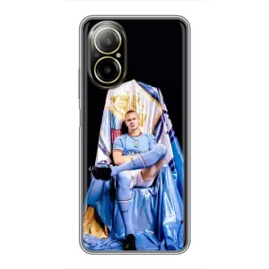Чохли з принтом на Realme C67 Футболіст (футболіст Холанн)