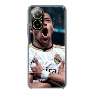 Чехол (TPU) с Футболистом на Realme C67 (Гол Мбаппе)