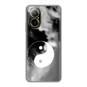 Чехлы с принтом Спортивная тематика для Realme C67 (Инь-Янь)