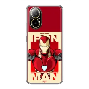 Чехол Супергерой Железный человек на Realme C67 (Iron man)