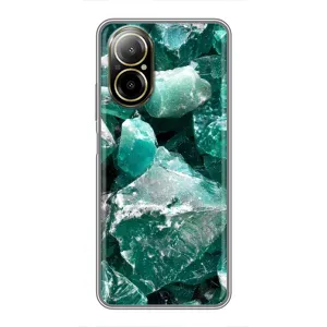 Чехол (Дорого -богато) на Realme C67 (Изумруд)