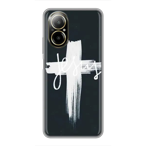 Чехол с рисунком «Jesus» для Realme C67 Чехол с рисунком «Jesus» для Realme C67