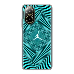 Силиконовый Чехол Nike Air Jordan на Реалми с67 (Jordan)
