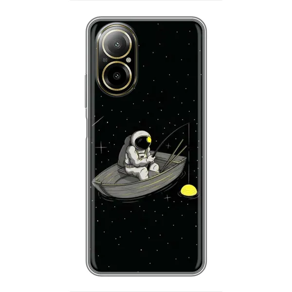 Чехол с рисунком «Космонавт на рыбалке» для Realme C67 Чехол с рисунком «Космонавт на рыбалке» для Realme C67