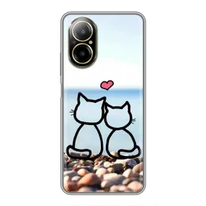 Силиконовые Чехлы Любимому человеку для Realme C67 (Котейки)