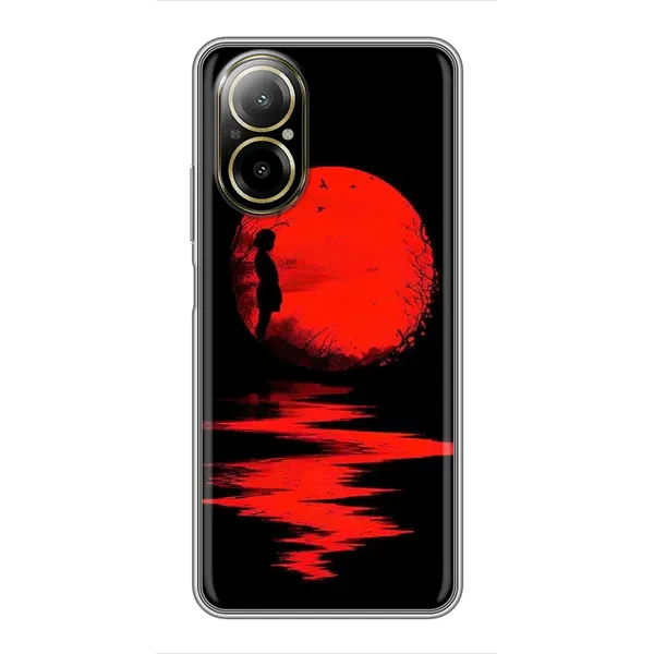 Чехол с рисунком «Красный Закат» для Realme C67 Чехол с рисунком «Красный Закат» для Realme C67