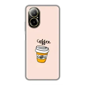 Чохол з зображенням смачної їжі для Realme C67 (Кружка Кави)