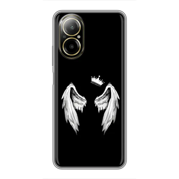 Чехол с рисунком «Крылья и корона» для Realme C67 Чехол с рисунком «Крылья и корона» для Realme C67