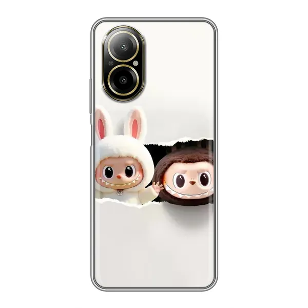 Чехол с рисунком «Фигурки Labubu» для Realme C67 Чехол с рисунком «Фигурки Labubu» для Realme C67