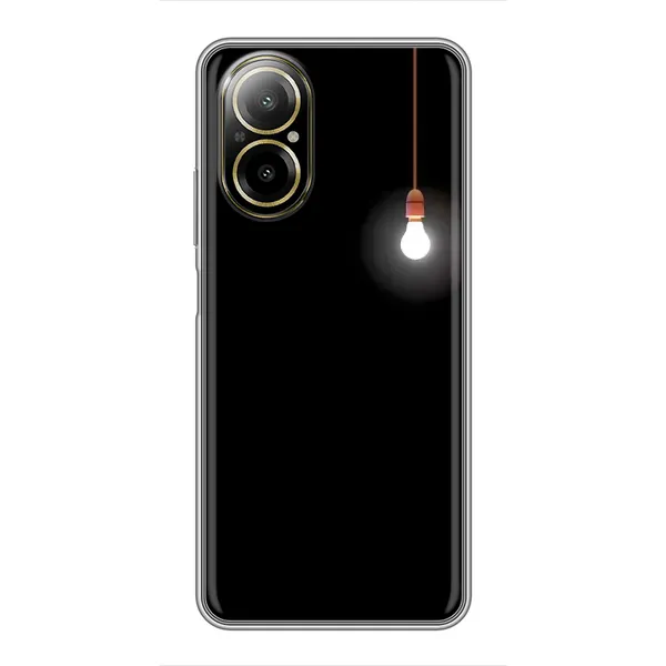 Чехол с рисунком «Лампочка» для Realme C67 Чехол с рисунком «Лампочка» для Realme C67