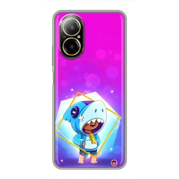Чехол с рисунком «Леон в костюме Акулы» для Realme C67