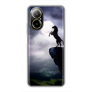 Чохли з зображенням різних тварин на Realme C67 (Кінь)