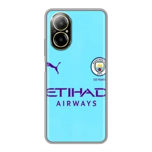 Силиконовые Чехлы принт Футбол на Realme C67 (Man City)