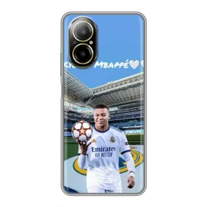 Чехол (TPU) с Футболистом на Realme C67 (Mbappe Real)