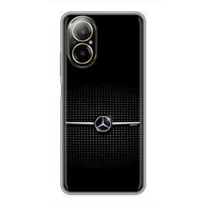 Силиконовый бампер с картинкой машины на Realme C67 (Mercedes)