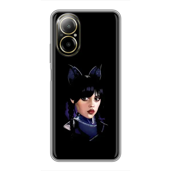Чехол с рисунком «Милая Уэнсдей» для Realme C67 Чехол с рисунком «Милая Уэнсдей» для Realme C67
