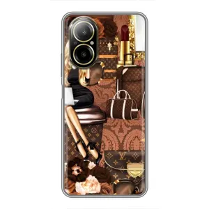 Чехол Стиль Louis Vuitton на Realme C67 (Мода Луи Виттон)
