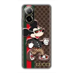 Чехлы Бренд GUCCI для Realme C67 (Маус Гуччи)