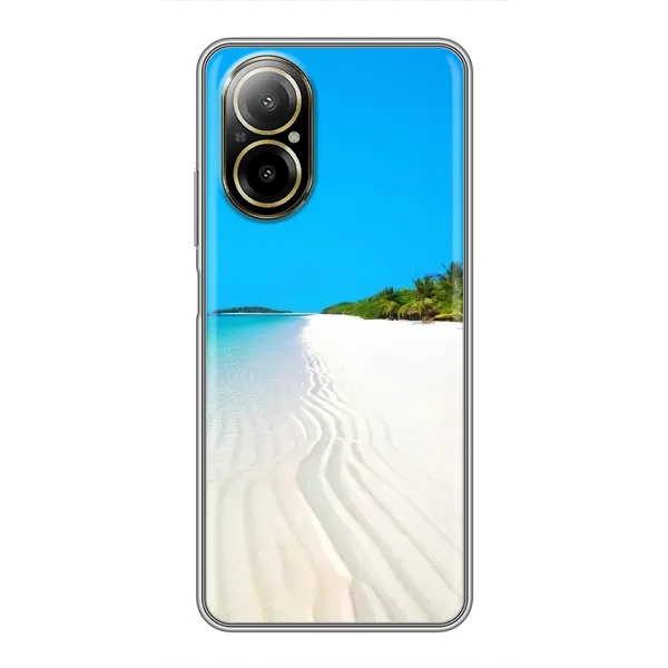 Чехол с рисунком «Море песок» для Realme C67 Чехол с рисунком «Море песок» для Realme C67
